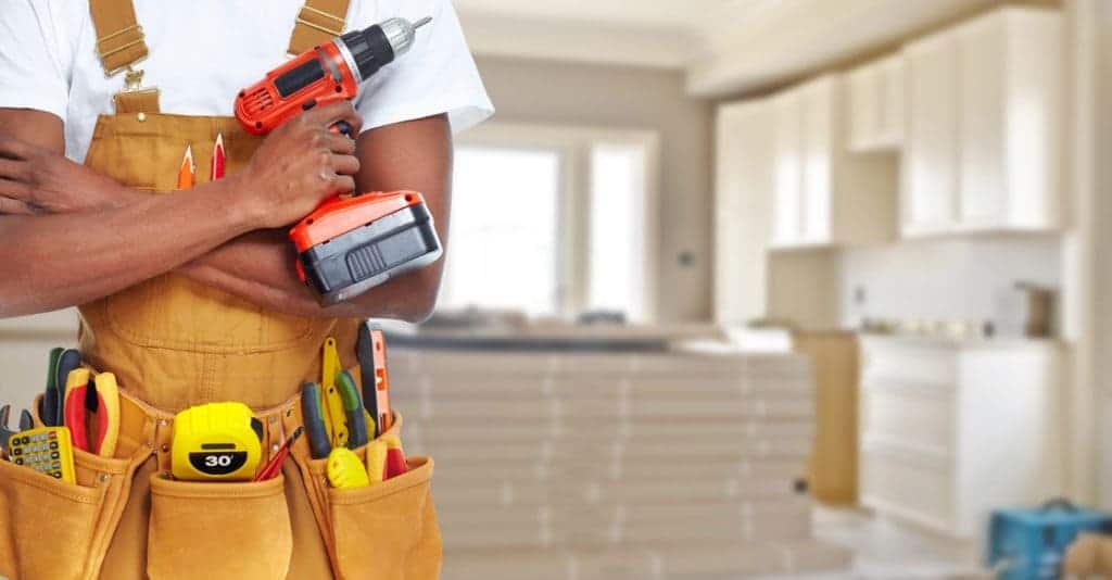 home energy upgrades worker and tool-belt