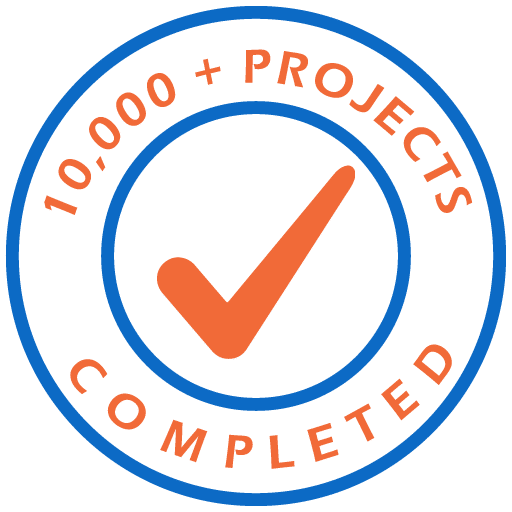 Over 10,000 solar projects completed icon
