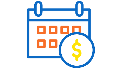 monthly solar payment icon