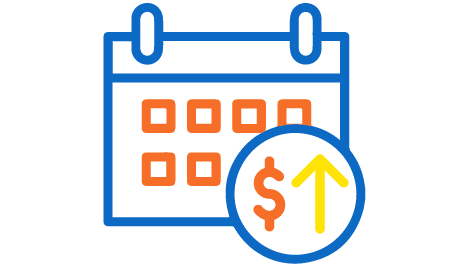solar payment escalator icon