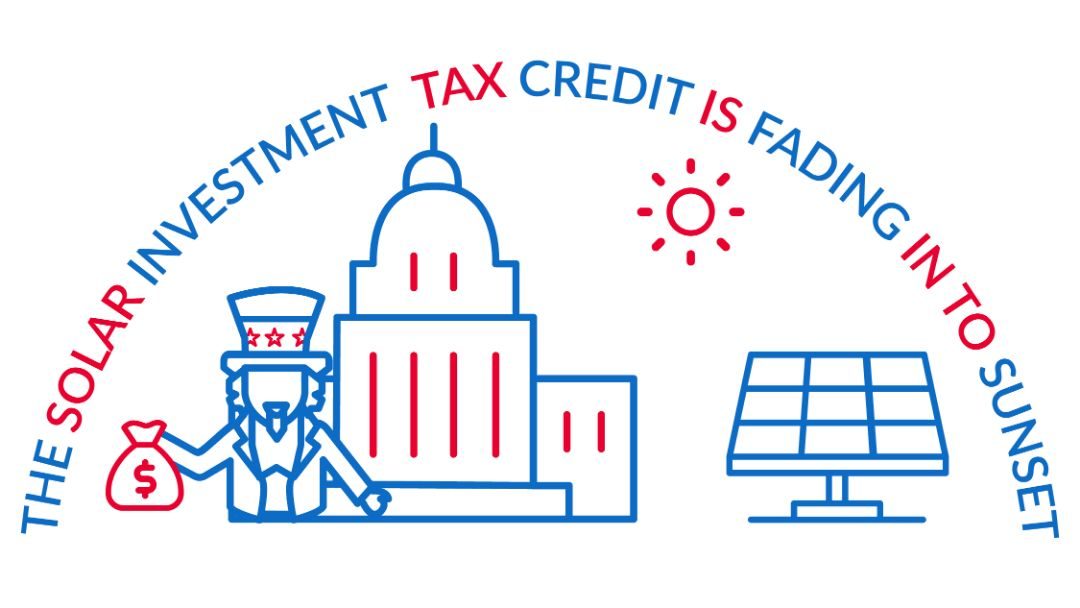 solar investment tax credit is fading graphic