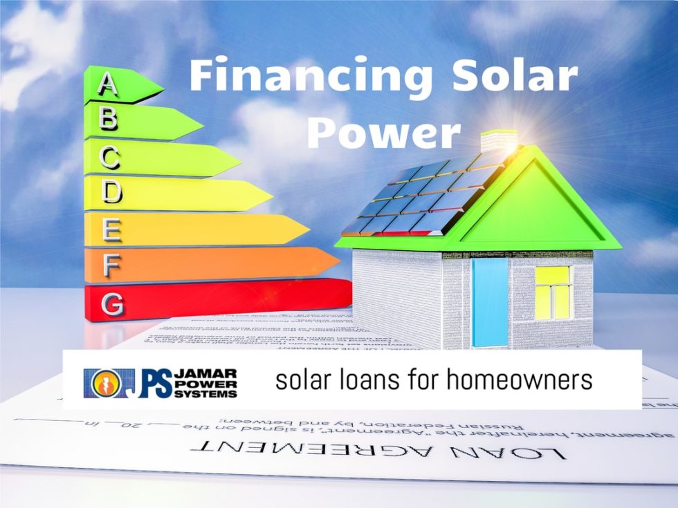 Solar Loans Solar Panel Financing Jamar Power Systems