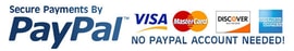 pay by credit card through PayPal 