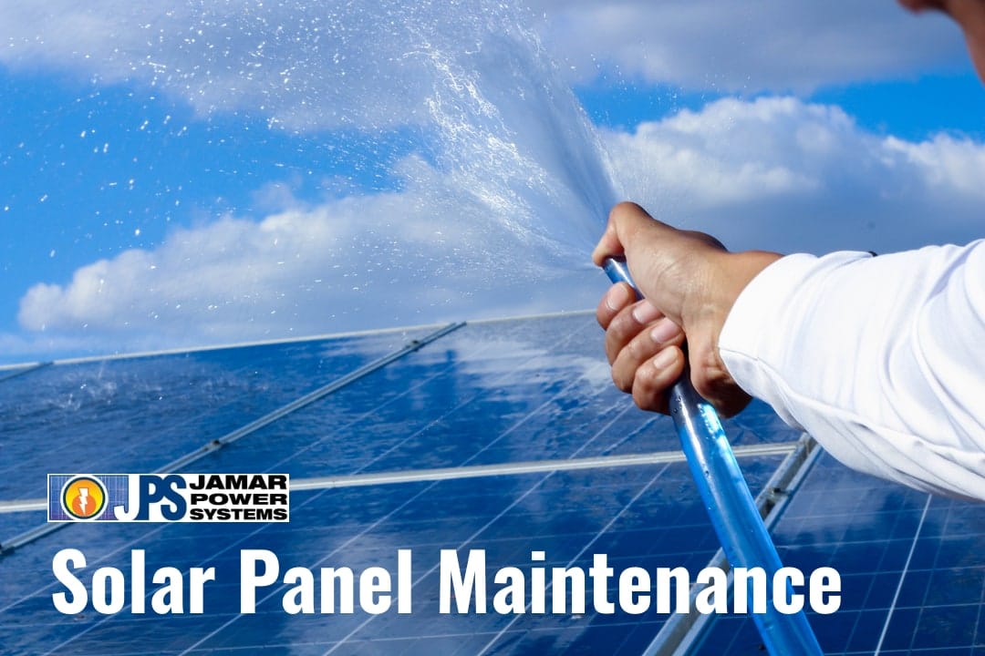 solar panel maintenance - cleaning