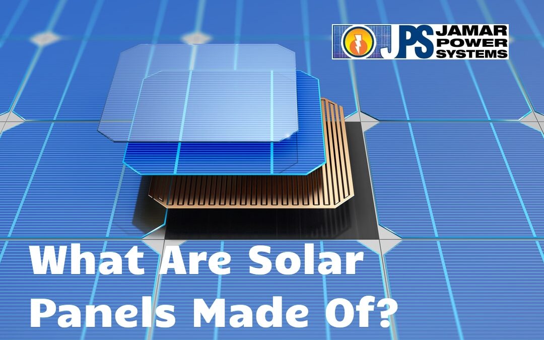 what-are-solar-panels-made-of - featured image of solar cell in panel